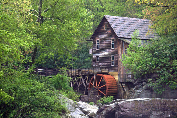 The Glade Creek Mill in Babcock State Park