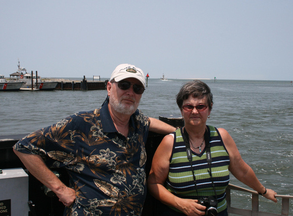 Riding the ferry to Ocracoke Island