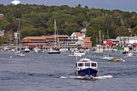 Boothbay Harbor-We stayed at Capt'n Fish's Resort (brown buildings in background)