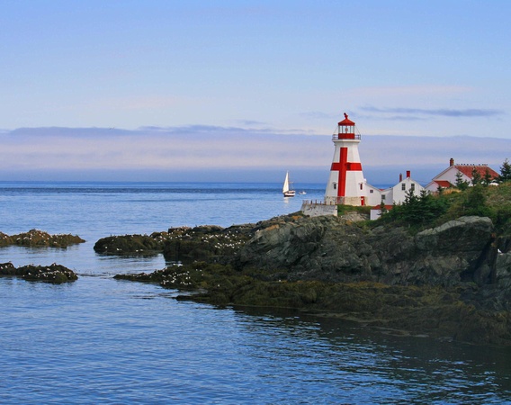 East Quoddy Head lighthouse-New Brunswick, Canada