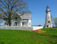 Lighthouse with keeper's house