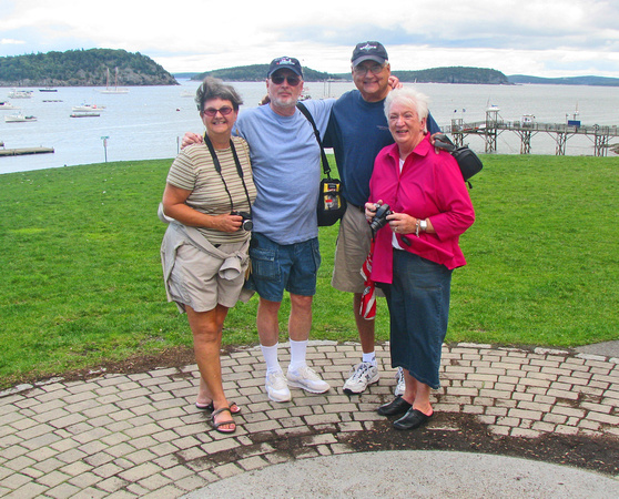 Monnie, Jack, Pete and Carole-in Bar Harbor