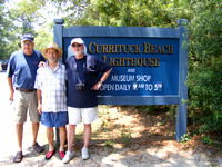 Pete, Chuck and Jack-at the entrance to the Currituck Beach Lighthouse
