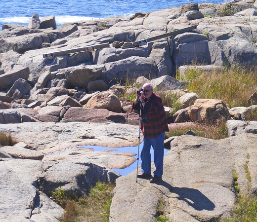 Jack-on the rocks at Cape Neddick lighthouse