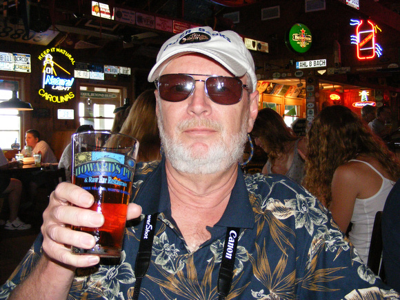 Cheers...from Howard's Pub on Ocracoke Island