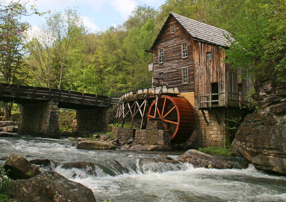 Glade Creek Grist Mill-Babcock State Park-W.Va.