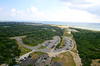 View from the top of the Cape Hatteras lighthouse